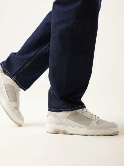 Basket Court Lichtgrijze Sneakers Voor Heren