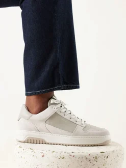 Basket Court Lichtgrijze Sneakers Voor Heren
