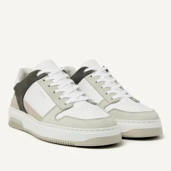 Basket Court Wit Grijze Sneakers Voor Heren