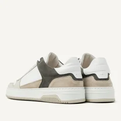 Basket Court Wit Grijze Sneakers Voor Heren