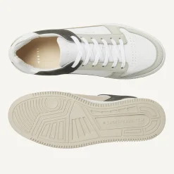 Basket Court Wit Grijze Sneakers Voor Heren