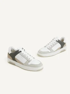 Basket Court Wit Grijze Sneakers Voor Heren