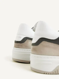 Basket Court Wit Grijze Sneakers Voor Heren