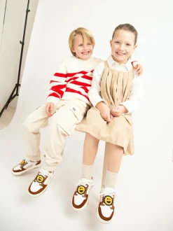 Basket Court JR Bruine Sneakers Voor Kids