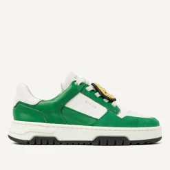 Basket Court JR Wit Groene Sneakers Voor Kids