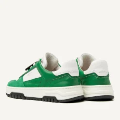 Basket Court JR Wit Groene Sneakers Voor Kids