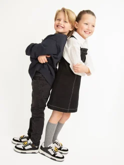 Basket Court JR Zwarte Witte Sneakers Voor Kids