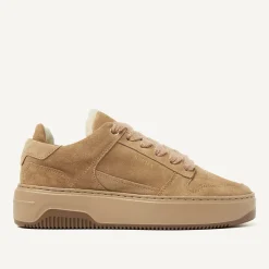 Basket Teddy Bruine Sneakers Voor Dames