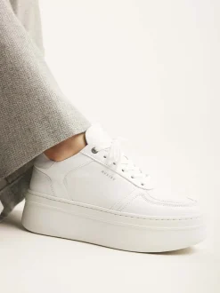 Bayou Platform Witte Sneakers Voor Dames