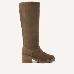 Cassy Boot Bruin Suède Boots Voor Dames