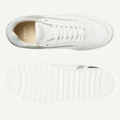 Cliff Cane Wit Blauwe Sneaker Voor Heren