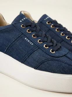 Elise Wing Denim Sneakers Voor Dames
