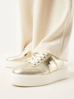 Elise Wing Gouden Sneakers Voor Dames