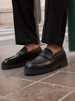 Ethan Gatsby Zwarte Loafers Voor Heren