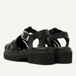 Finn Roma Zwarte Sandalen Voor Dames