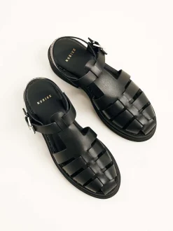 Finn Roma Zwarte Sandalen Voor Dames