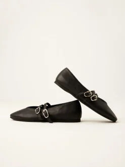 Gisele Grace Zwarte Ballerina's Voor Dames