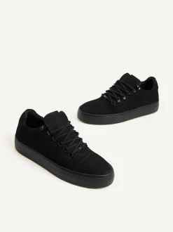 Jagger Classic Nubuck Zwarte Raven Sneakers Voor Heren