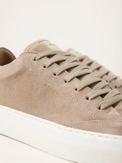 Jagger Tora Beige Suède Sneakers Voor Heren