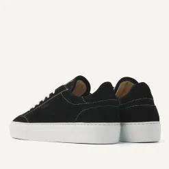 Jagger Tora Zwarte Suede Sneakers Voor Heren