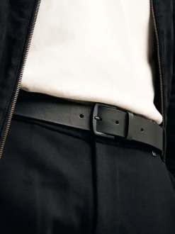 James Belt Zwarte Raven Riem Voor Heren