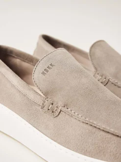 Jiro Mio Beige Loafers Voor Heren