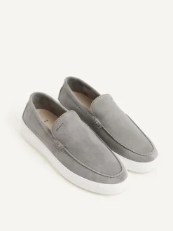 Jiro Mio Lichtgrijze Loafers Voor Heren