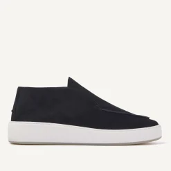 Jiro Suo Blauwe Mid Loafers Voor Heren