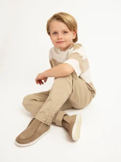Jiro Suo K Taupe Loafers Voor Kids