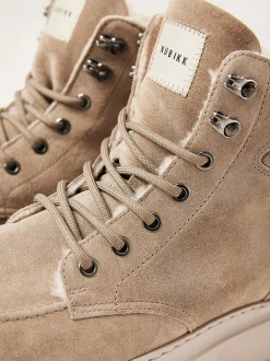 Jonah Polar Fur Taupe Boots Voor Heren
