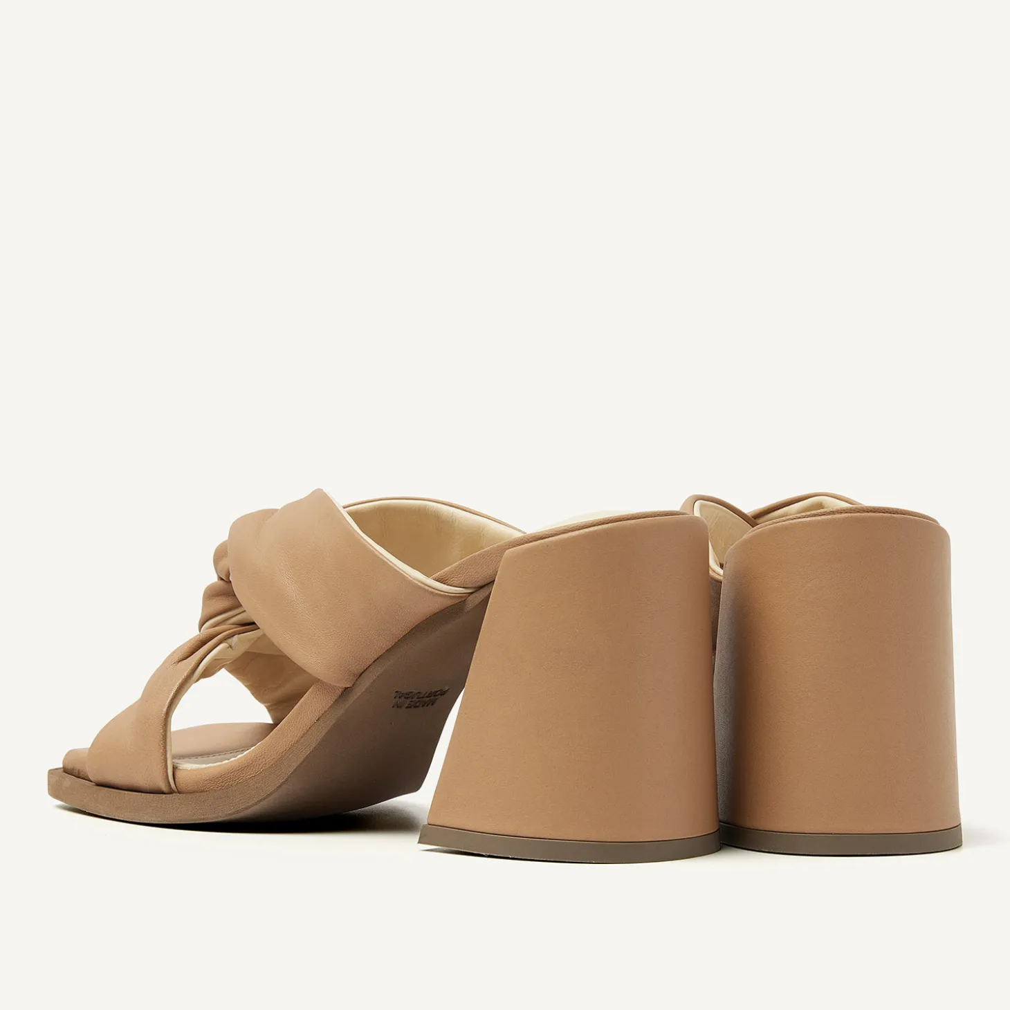 Lana Twist Beige Sandalen Voor Dames