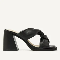 Lana Twist Zwarte Sandalen Voor Dames