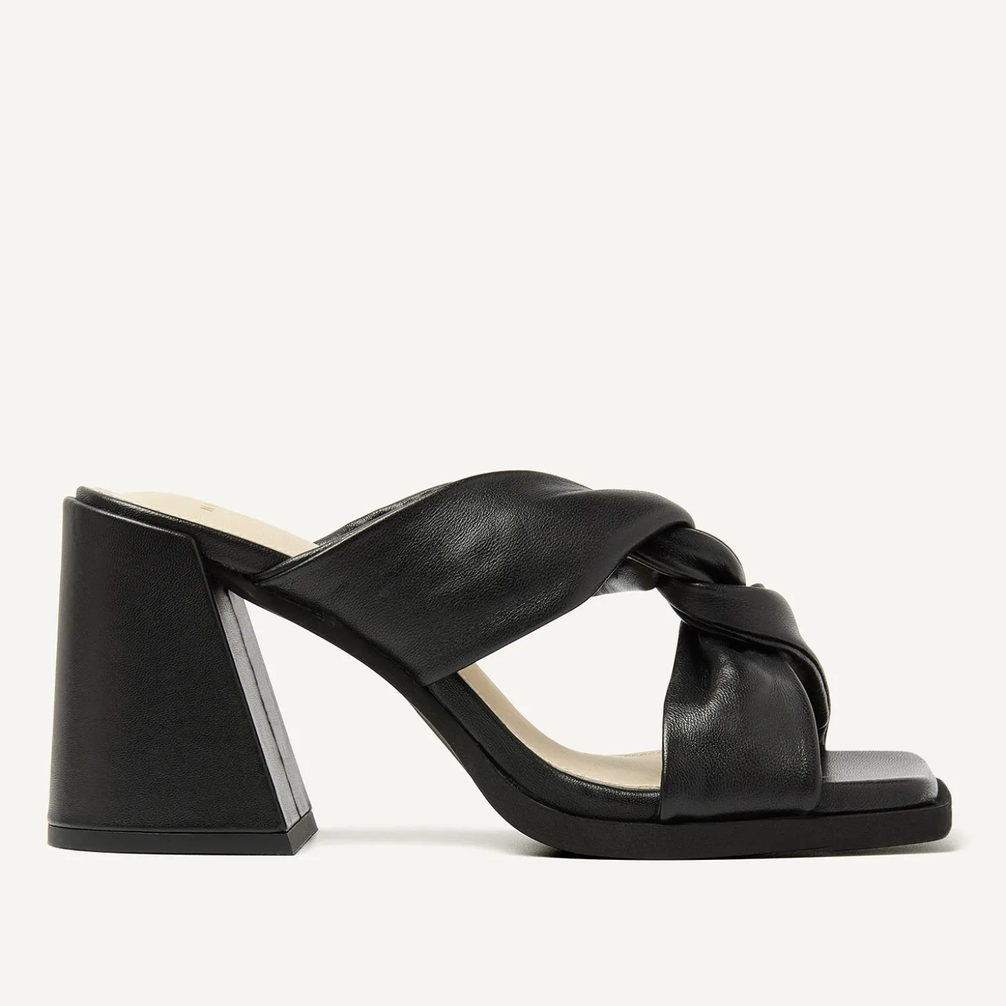 Lana Twist Zwarte Sandalen Voor Dames