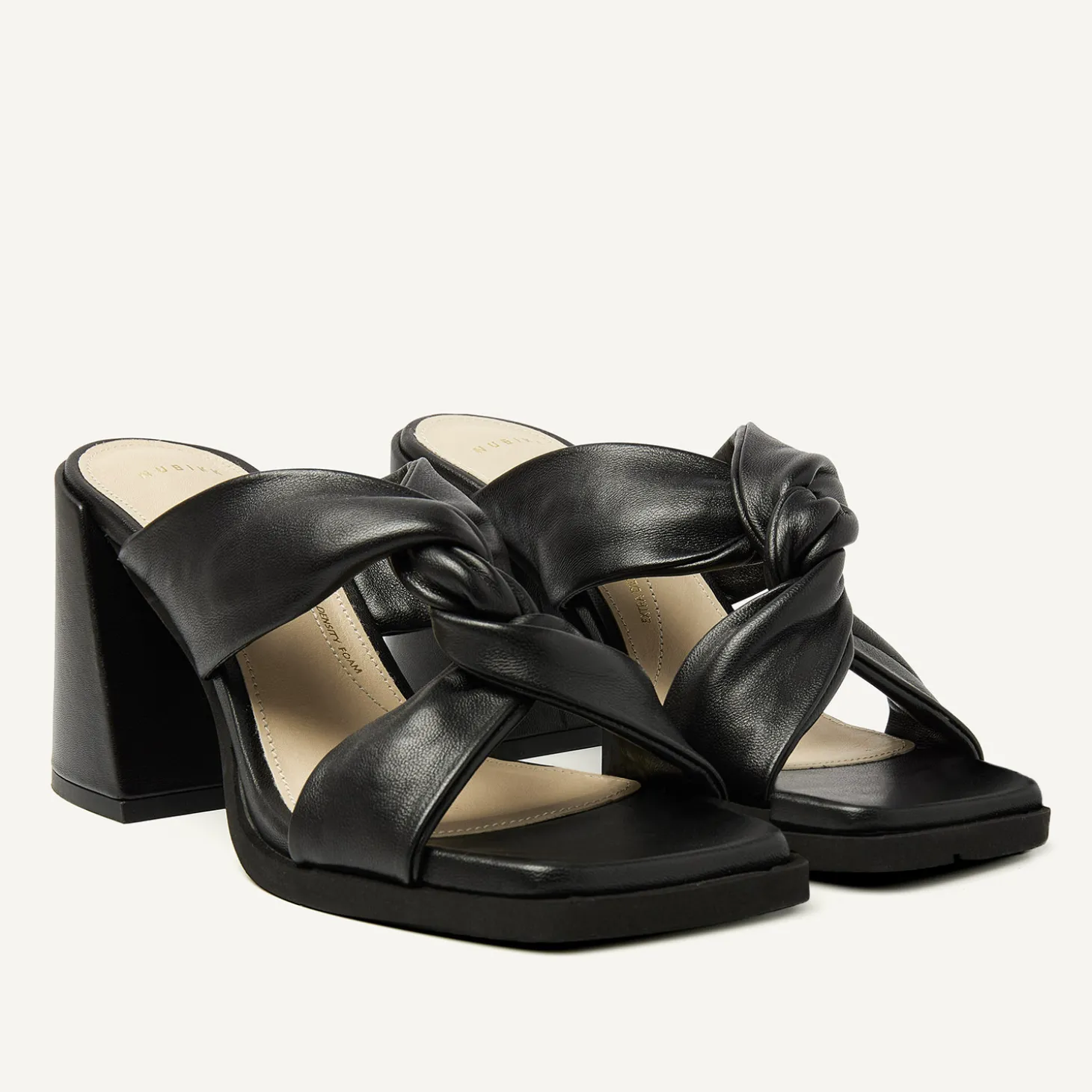 Lana Twist Zwarte Sandalen Voor Dames