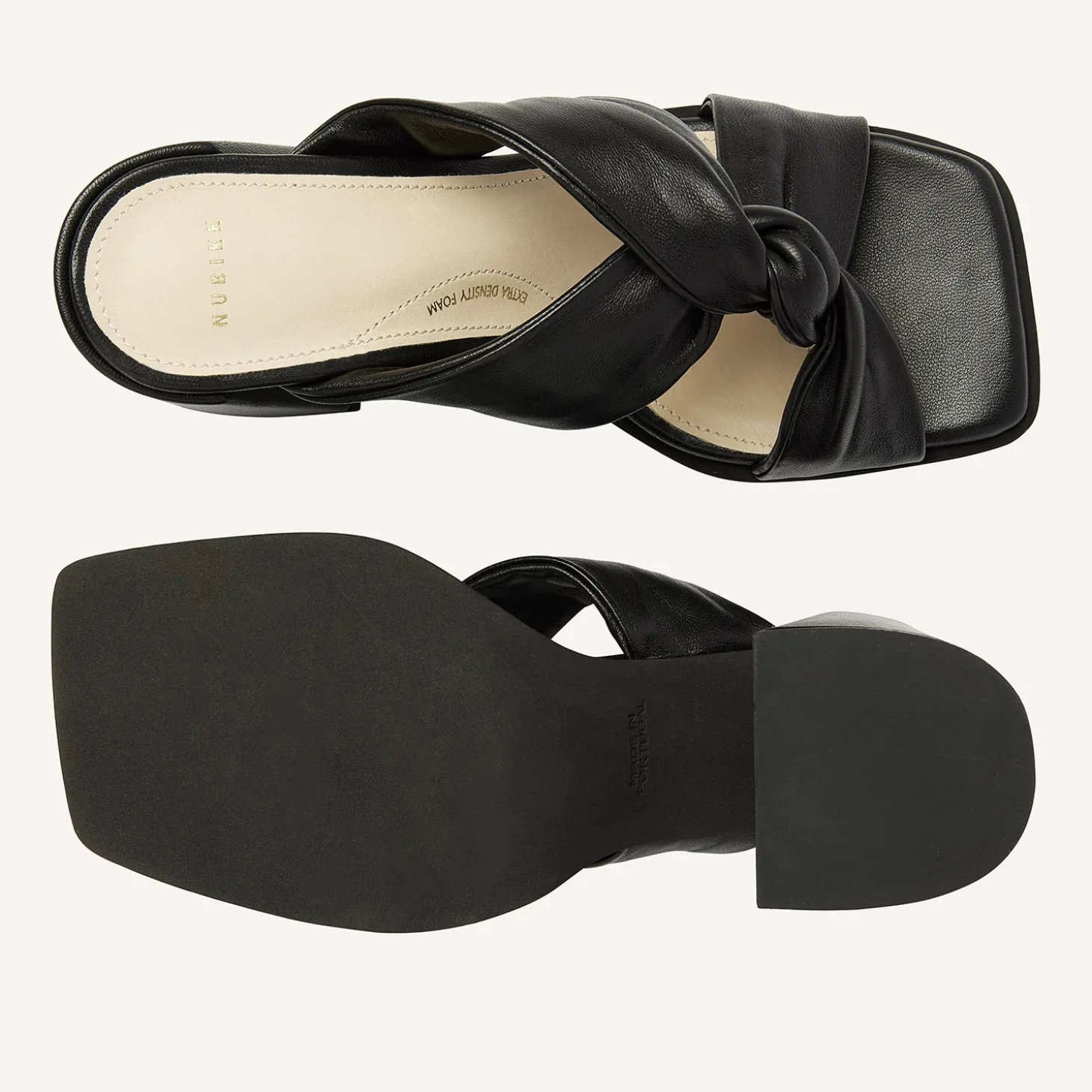 Lana Twist Zwarte Sandalen Voor Dames