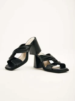 Lana Twist Zwarte Sandalen Voor Dames