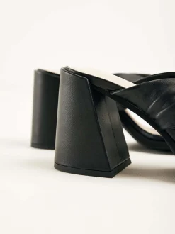 Lana Twist Zwarte Sandalen Voor Dames
