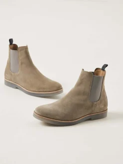 Logan Chelsea Taupe Boots Voor Heren