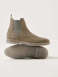 Logan Chelsea Taupe Boots Voor Heren