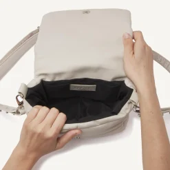 May Beige Leren Tas