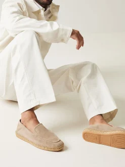 Mr Sanchez Taupe Espadrilles Voor Heren
