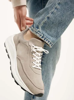 Oberon Reese Beige Sneakers Voor Heren