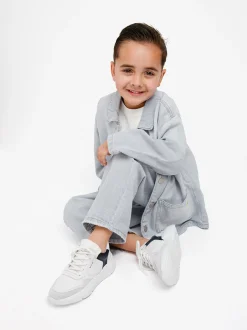 Roque Road Wave JR Wit Blauwe Sneakers Voor Kids