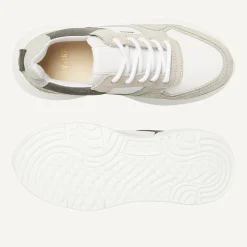Roque Road Wave JR Wit Grijze Sneakers Voor Kids