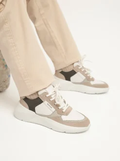 Roque Road Wave JR Wit Grijze Sneakers Voor Kids