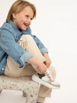 Roque Road Wave JR Wit Grijze Sneakers Voor Kids