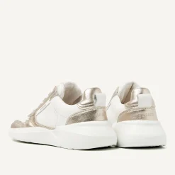 Roque Road Wave JR Wit Gouden Sneakers Voor Kids