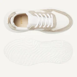 Roque Road Wave JR Wit Gouden Sneakers Voor Kids