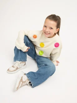 Roque Road Wave JR Wit Gouden Sneakers Voor Kids
