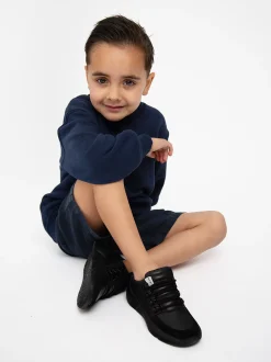 Roque Roman JR Zwarte Raven Combi Sneakers Voor Kids